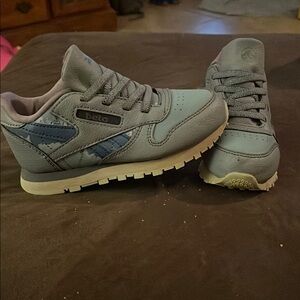 Kids Blue Jurassic World Edition Reebok Sneakers